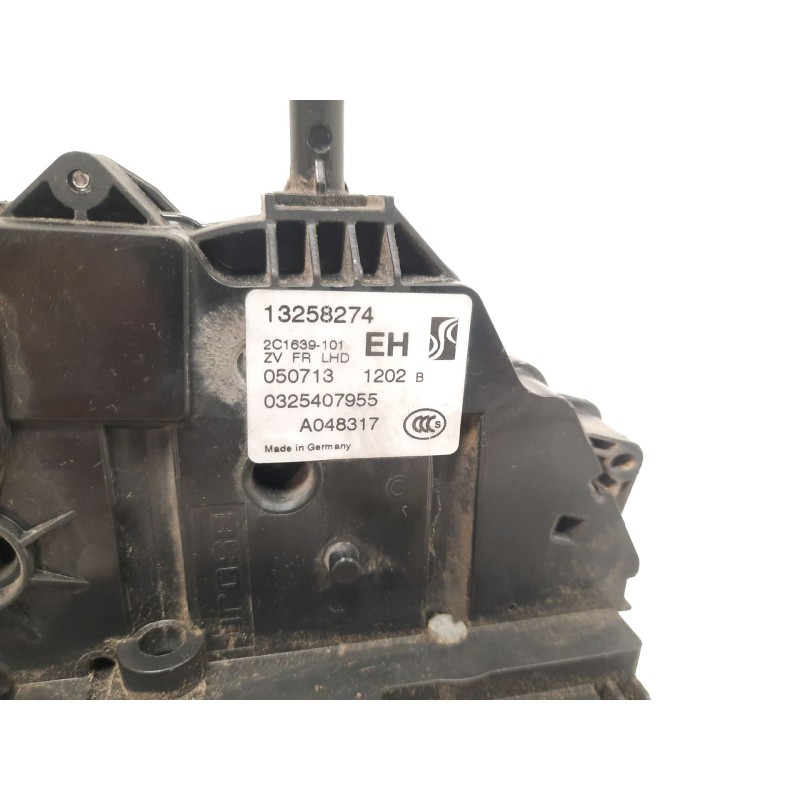 Recambio de cerradura puerta delantera derecha para opel corsa d (s07) 1.3 cdti (l08, l68) referencia OEM IAM 0325407955 1325827