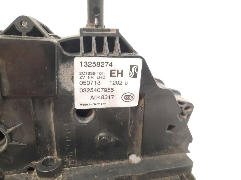 Recambio de cerradura puerta delantera derecha para opel corsa d (s07) 1.3 cdti (l08, l68) referencia OEM IAM 0325407955 1325827