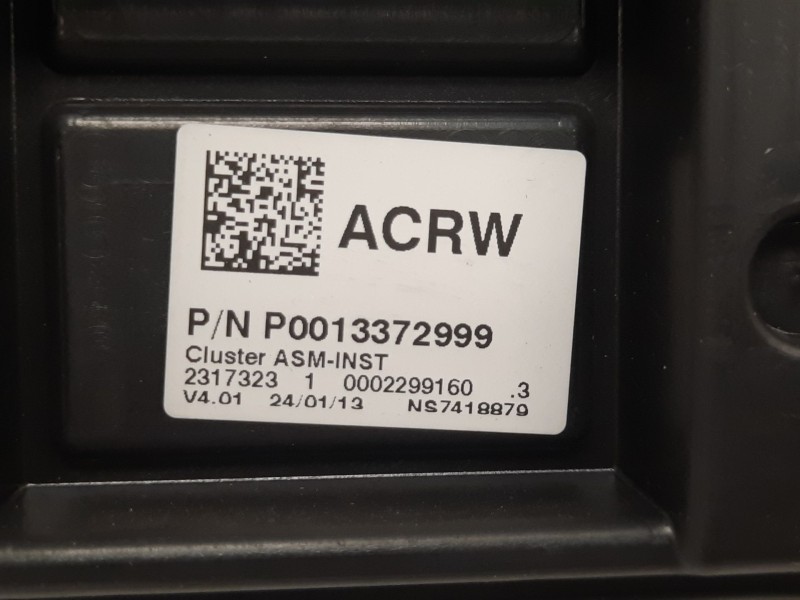 Recambio de cuadro instrumentos para opel corsa d furgoneta/hatchback (s07) 1.3 cdti (l08) referencia OEM IAM 2317323 P001337299