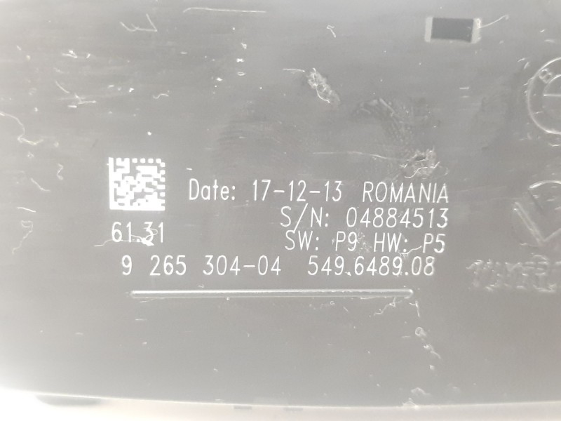 Recambio de mando luces para bmw 1 (f20) 118 d referencia OEM IAM 926530404 549648908 04884513