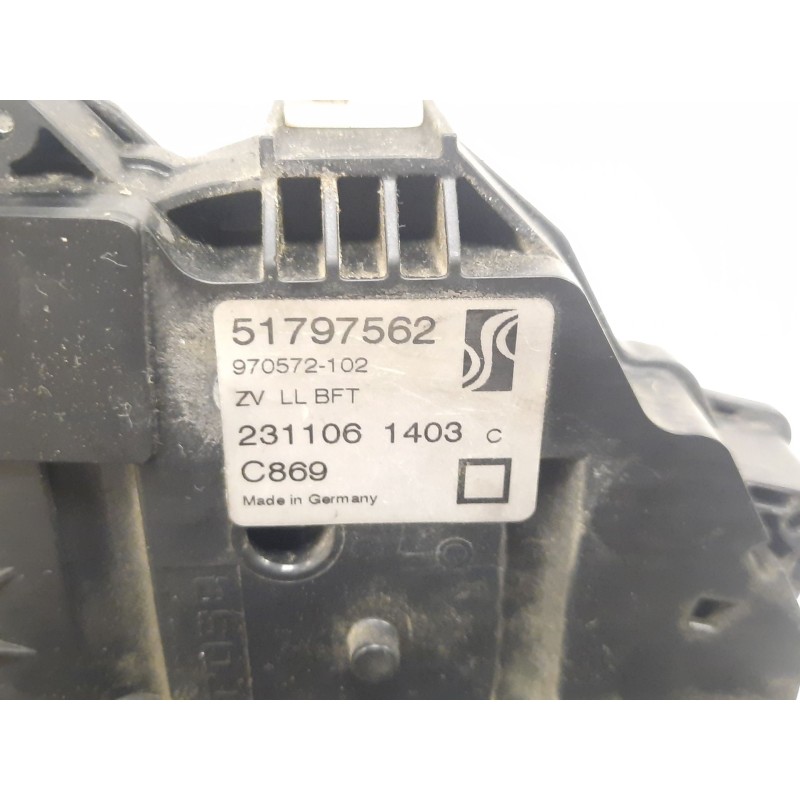 Recambio de cerradura puerta delantera derecha para fiat grande punto (199_) 1.9 d multijet referencia OEM IAM 51797562 23110614