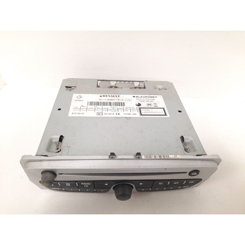 Recambio de sistema audio / radio cd para renault megane iii berlina 5 p dynamique referencia OEM IAM 281159389R 7649189391 