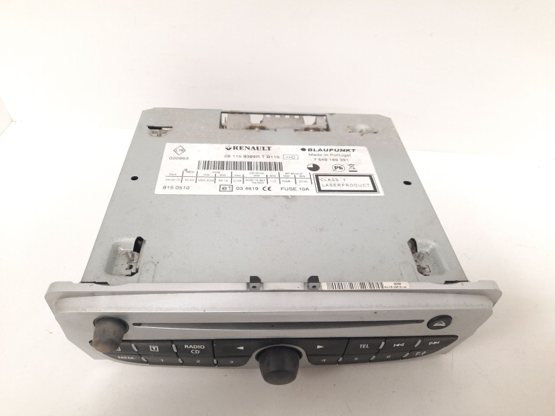 Recambio de sistema audio / radio cd para renault megane iii berlina 5 p dynamique referencia OEM IAM 281159389R 7649189391 