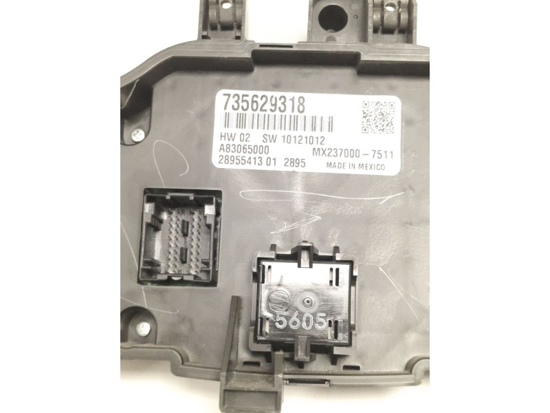 Recambio de mando climatizador para fiat 500 312 referencia OEM IAM 735629318 mx2370007511 A83065000