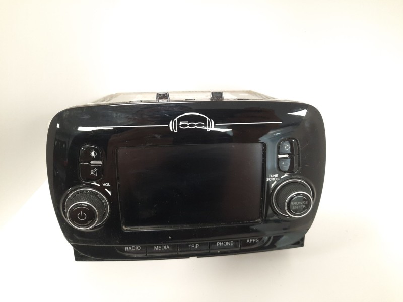 Recambio de sistema audio / radio cd para fiat 500 312 referencia OEM IAM 07356248570 A2C9915190300030158 FEUD3V23