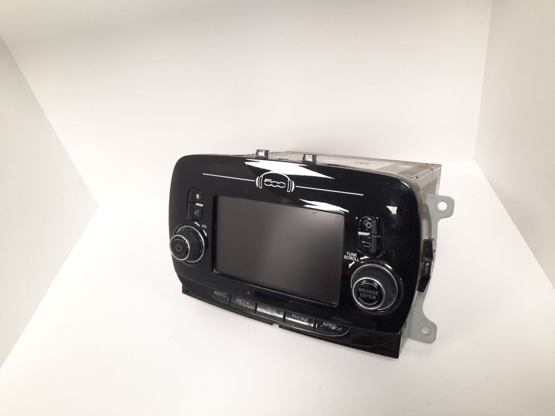 Recambio de sistema audio / radio cd para fiat 500 312 referencia OEM IAM 07356248570 A2C9915190300030158 FEUD3V23