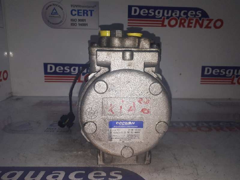 Recambio de compresor aire acondicionado para kia rio 1.3 cat referencia OEM IAM 1214012201 3E1620068 121401220J