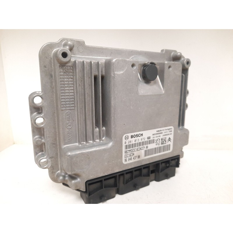 Recambio de centralita motor uce para citroën berlingo furgoneta/monovolumen (b9) 1.6 hdi 75 referencia OEM IAM 0281013872 96648