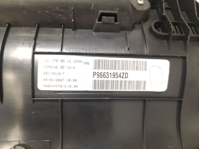 Recambio de cuadro instrumentos para citroën c4 berlina 1.6 16v hdi referencia OEM IAM 96631954ZD 15314 