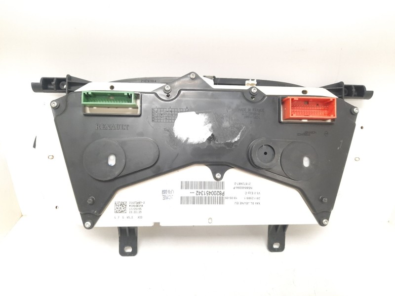 Recambio de cuadro instrumentos para renault clio iii 1.2 16v e85 cat (etanol) referencia OEM IAM 8200451342 34404 