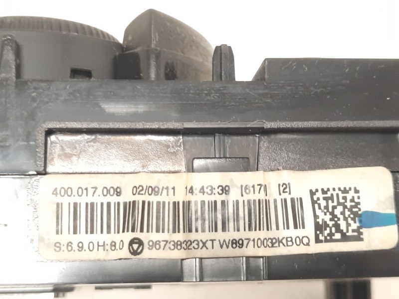 Recambio de mando climatizador para peugeot 5008 premium referencia OEM IAM W69710032KB0Q  96738323XT