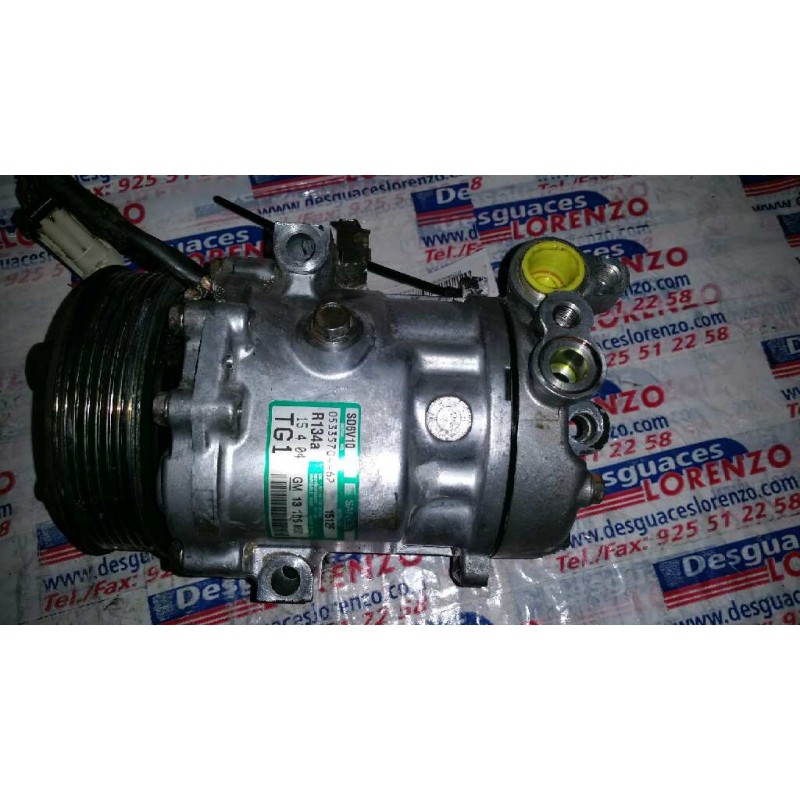 Recambio de compresor aire acondicionado para opel corsa c corsavan referencia OEM IAM 13106850 1512F 1