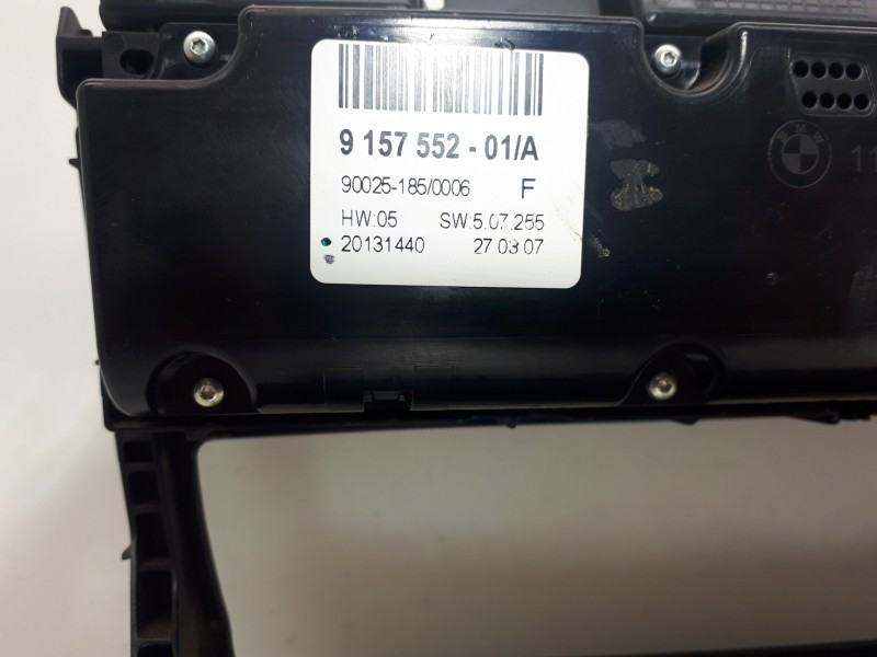 Recambio de mando climatizador para bmw x5 (e70) 3.0d referencia OEM IAM 915755201A 697277903 