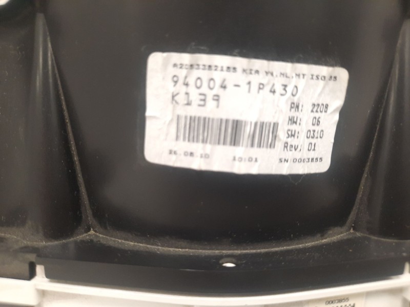Recambio de cuadro instrumentos para kia venga emotion referencia OEM IAM 940041P430 K139 