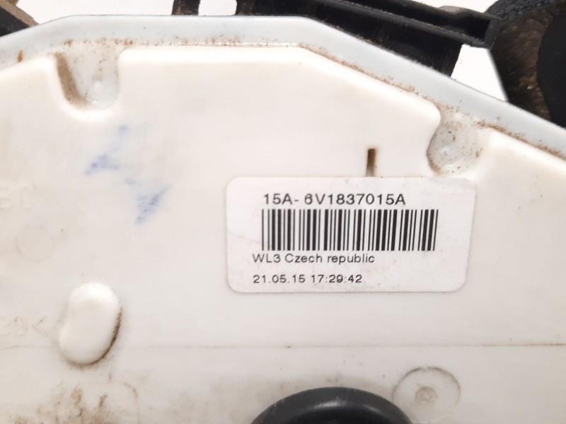 Recambio de cerradura puerta delantera izquierda para skoda fabia iii (nj3) 1.0 referencia OEM IAM 6V1837015A 15A6V1836015A 