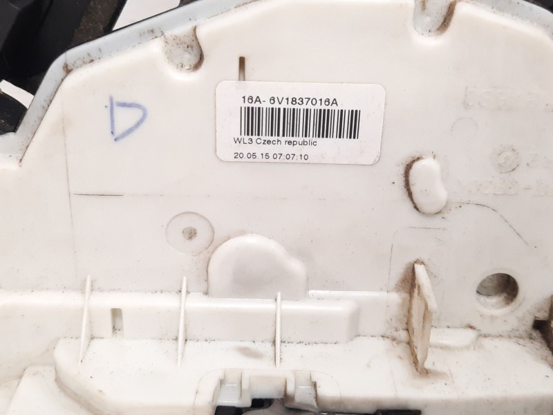 Recambio de cerradura puerta delantera derecha para skoda fabia iii (nj3) 1.0 referencia OEM IAM 6V1837016A  