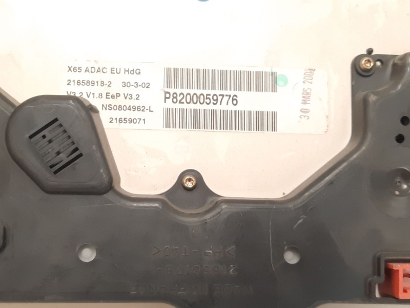 Recambio de cuadro instrumentos para renault clio ii fase ii (b/cb0) 1.5 dci diesel referencia OEM IAM  8086 