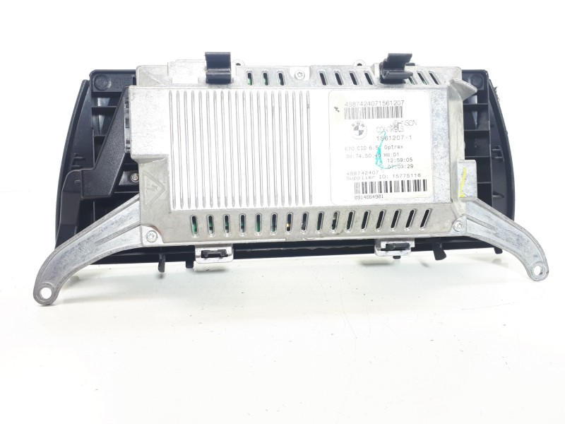 Recambio de pantalla multifuncion para bmw x5 (e70) 3.0d referencia OEM IAM 4887424071561207 914664901 