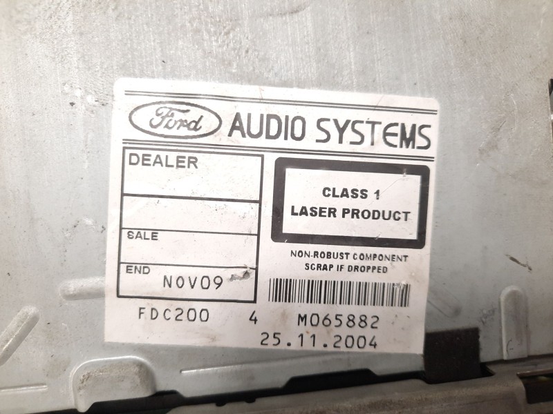 Recambio de sistema audio / radio cd para ford focus c-max (dm2) 2.0 tdci referencia OEM IAM   