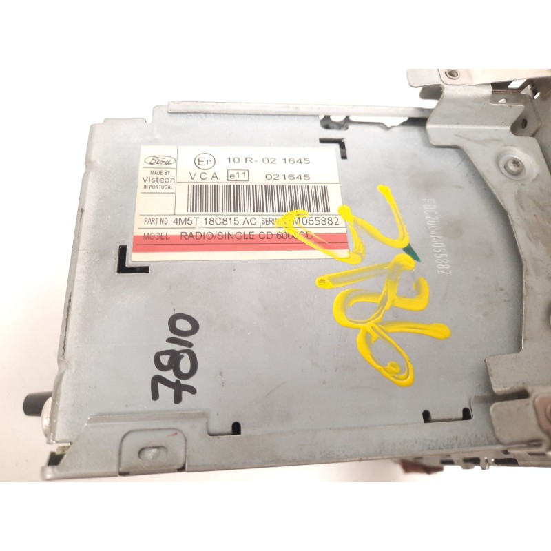 Recambio de sistema audio / radio cd para ford focus c-max (dm2) 2.0 tdci referencia OEM IAM   