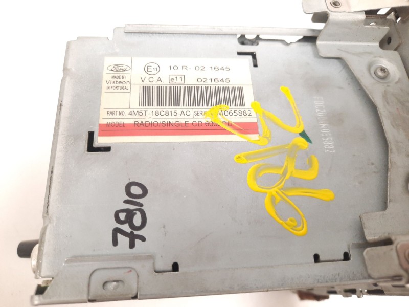Recambio de sistema audio / radio cd para ford focus c-max (dm2) 2.0 tdci referencia OEM IAM   