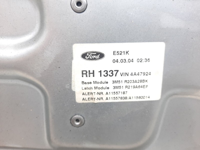 Recambio de elevalunas delantero derecho para ford focus c-max (dm2) 2.0 tdci referencia OEM IAM   