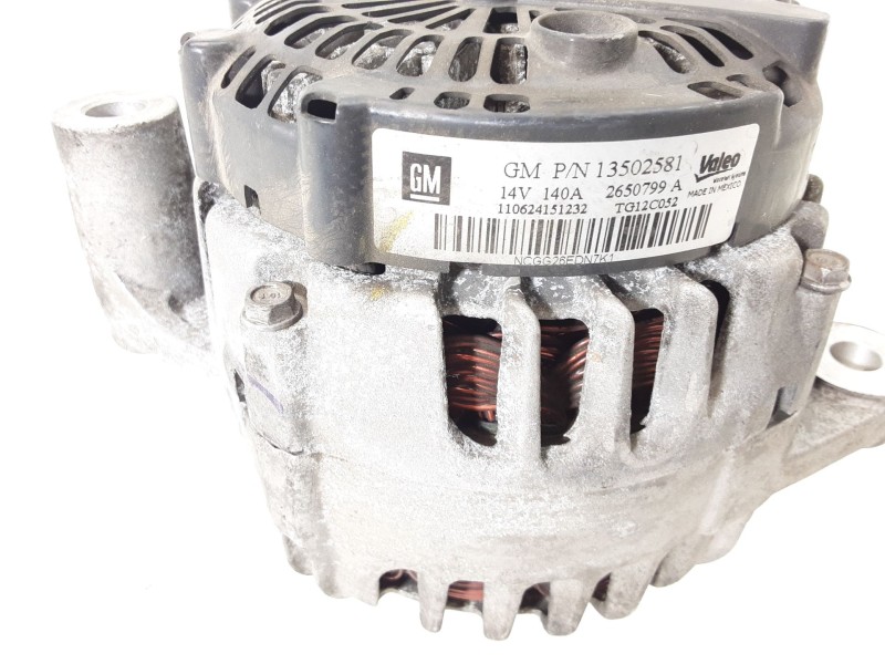 Recambio de alternador para opel astra j gtc 2.0 cdti (08) referencia OEM IAM 13502581 TG12C052 2650799A
