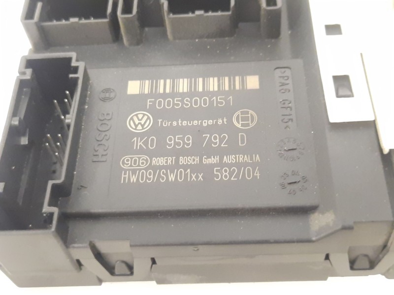 Recambio de motor elevalunas delantero derecho para seat altea (5p1) 1.9 tdi referencia OEM IAM 1k0959792D F005S00151 
