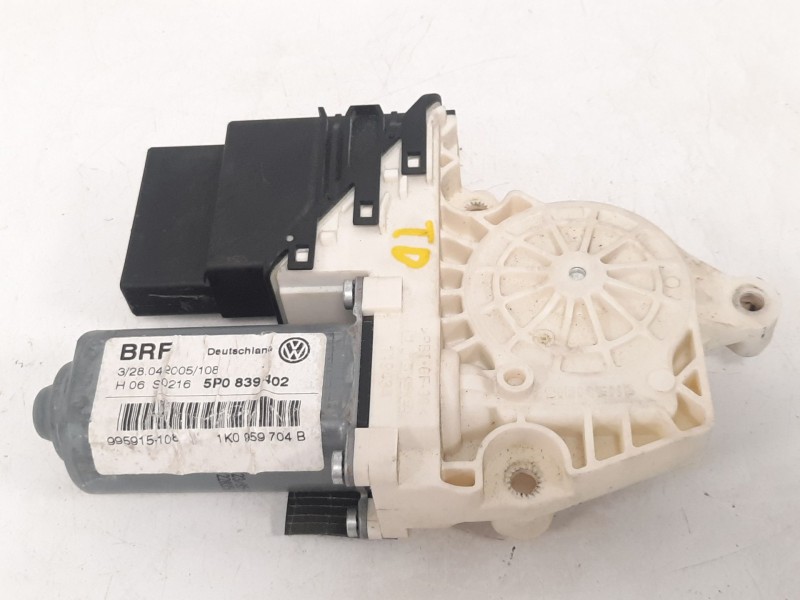 Recambio de motor elevalunas trasero derecho para seat altea (5p1) 1.9 tdi referencia OEM IAM 5P0839402  