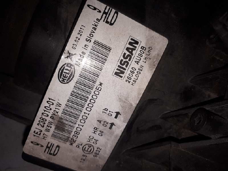 Recambio de faro izquierdo para nissan primera berlina (p12) acenta referencia OEM IAM 26060AU80B  
