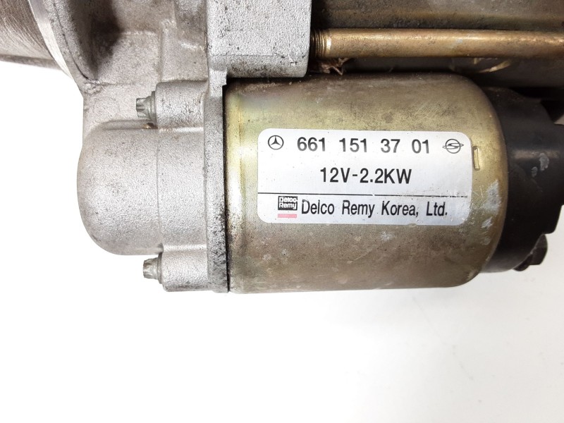 Recambio de motor arranque para ssangyong rodius i 2.7 xdi 4wd referencia OEM IAM 6611513701  