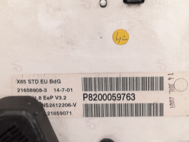 Recambio de cuadro instrumentos para renault clio ii fase ii (b/cb0) 1.5 dci diesel referencia OEM IAM 8200059763 31585 