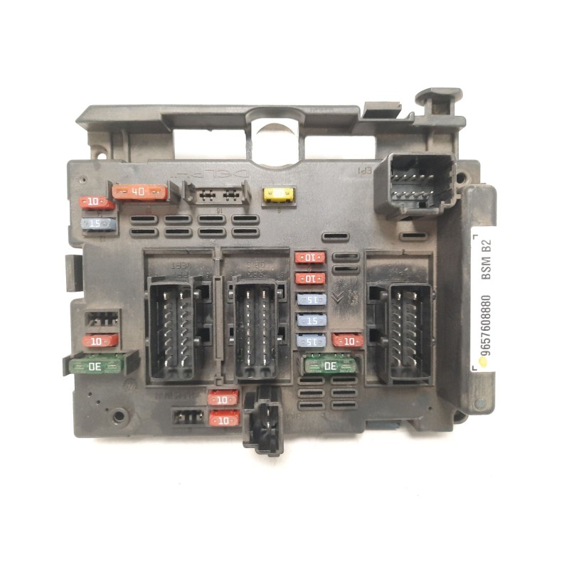 Recambio de caja reles / fusibles para peugeot 307 break (3e) 1.6 hdi 110 referencia OEM IAM 9667608880 BSMB2 