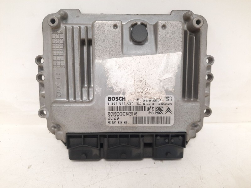 Recambio de centralita motor uce para peugeot 307 break (3e) 1.6 hdi 110 referencia OEM IAM 9653958980 0281011627 EDC16C34