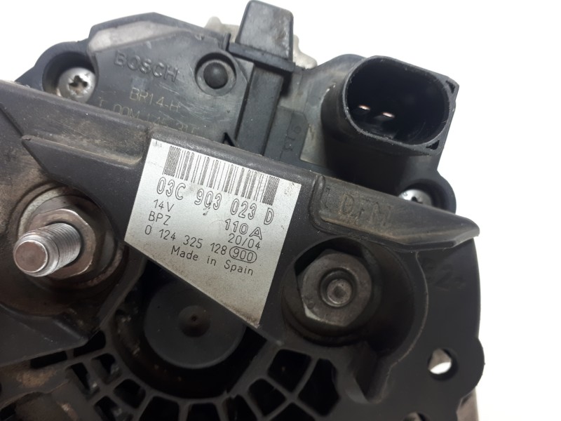 Recambio de alternador para volkswagen golf v berlina (1k1) trendline referencia OEM IAM 03C9030023D 0124325128 110A