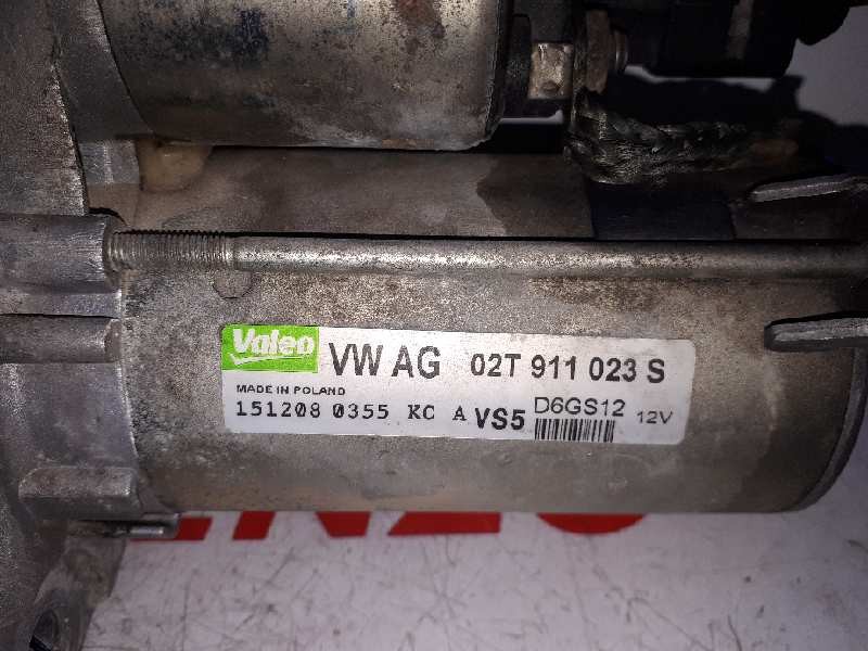 Recambio de motor arranque para seat ibiza sc (6j1) color edition referencia OEM IAM 02T911023S DGS12 