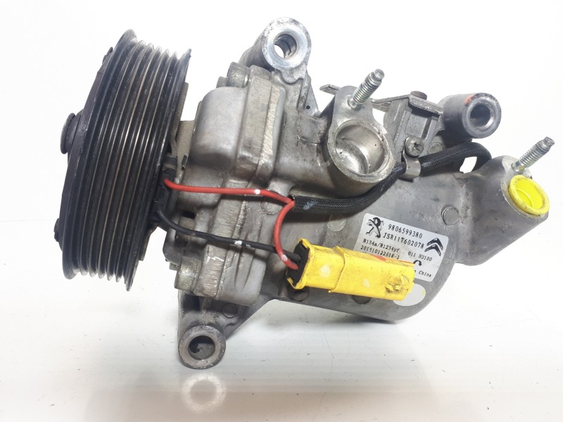 Recambio de compresor aire acondicionado para citroën c-elysée exclusive referencia OEM IAM 9806599380 JSR11T602078 