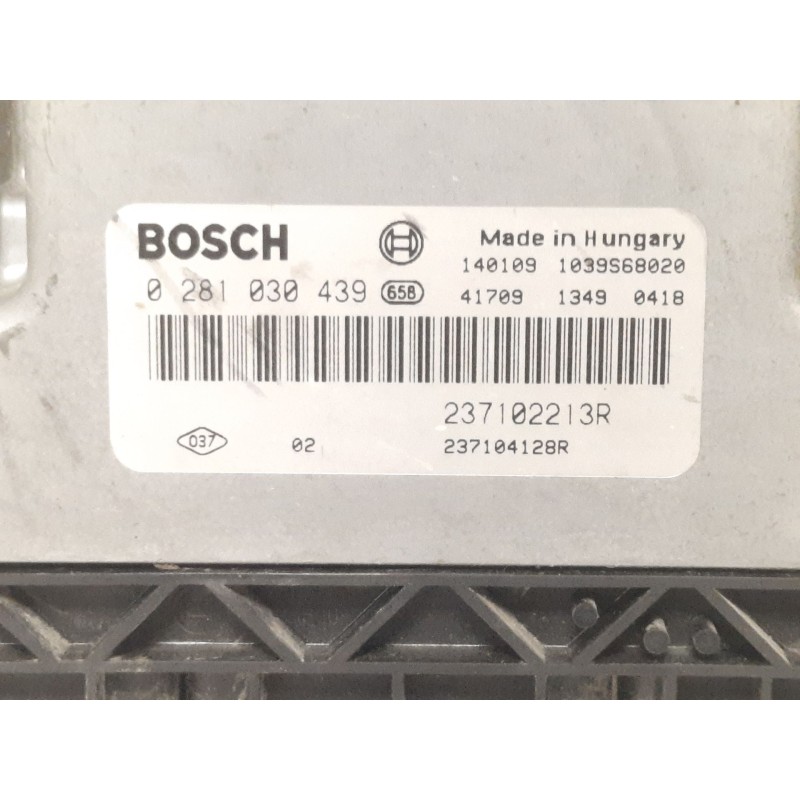 Recambio de centralita motor uce para dacia sandero ii 1.5 dci 75 / blue dci 75 (b8jw, b8m4, b8ah, b8m7, b8m6) referencia OEM IA