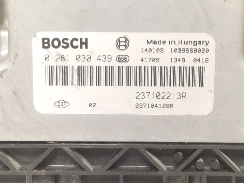 Recambio de centralita motor uce para dacia sandero ii 1.5 dci 75 / blue dci 75 (b8jw, b8m4, b8ah, b8m7, b8m6) referencia OEM IA
