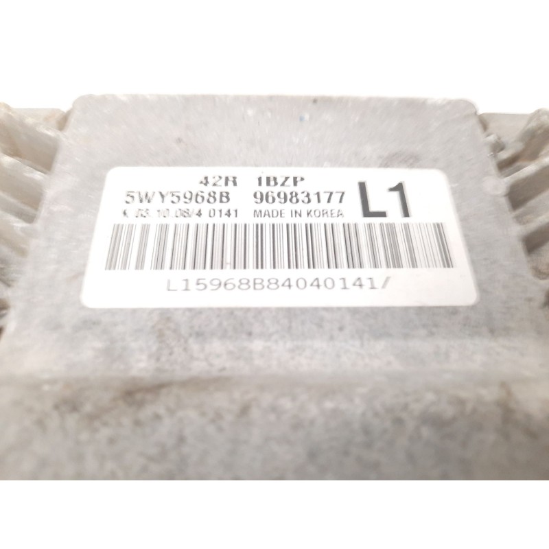 Recambio de centralita motor uce para chevrolet aveo / kalos hatchback (t250, t255) 1.2 referencia OEM IAM 5WY5968B 42R1BZP 9698