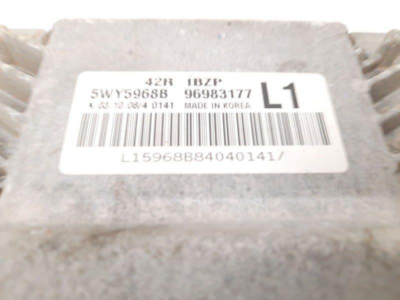 Recambio de centralita motor uce para chevrolet aveo / kalos hatchback (t250, t255) 1.2 referencia OEM IAM 5WY5968B 42R1BZP 9698