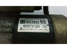 Recambio de motor arranque para mitsubishi montero pinin (h60/h70) referencia OEM IAM MD360368 M000T81284  2