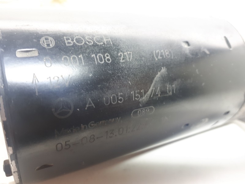 Recambio de motor arranque para mercedes-benz clase a (w169) a 180 cdi exclusive edition (169.007) referencia OEM IAM A005151740