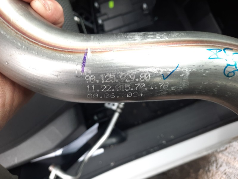 Recambio de tubo escape delantero para opel combo e tour / life (k9) 1.5 referencia OEM IAM   