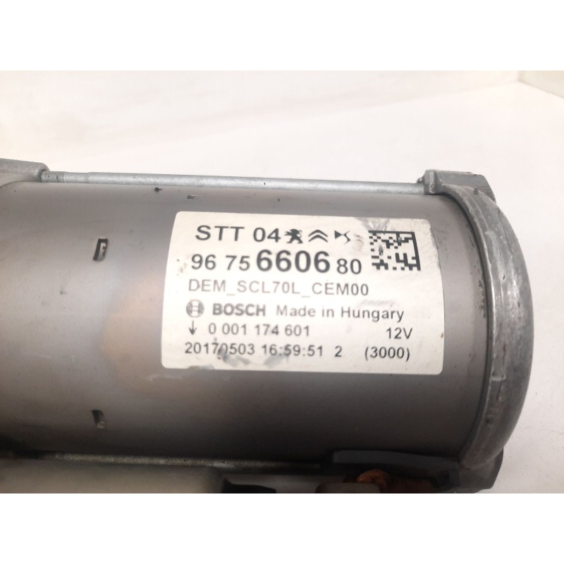 Recambio de motor arranque para citroën c3 / c3 origin iii (sx) 1.6 bluehdi 100 referencia OEM IAM 9675660680 0001174601 