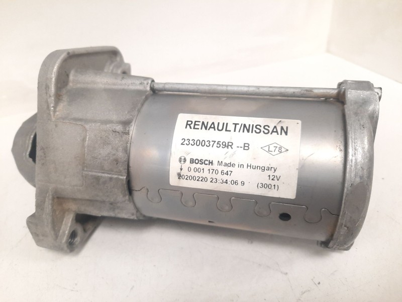 Recambio de motor arranque para dacia duster (hm_) 1.5 dci 115 (hmad) referencia OEM IAM 0001170647 233003759R 