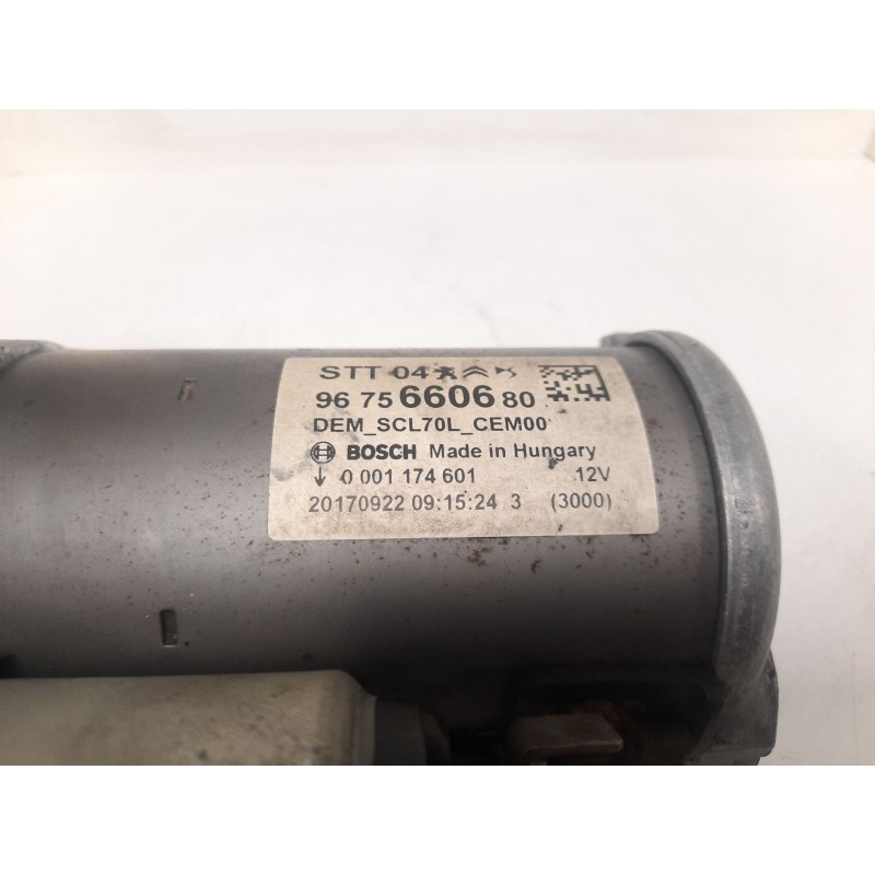 Recambio de motor arranque para peugeot 3008 ii suv (mc_, mr_, mj_, m4_) 1.6 bluehdi 115 (mcbhxw, mcbhyb) referencia OEM IAM 967