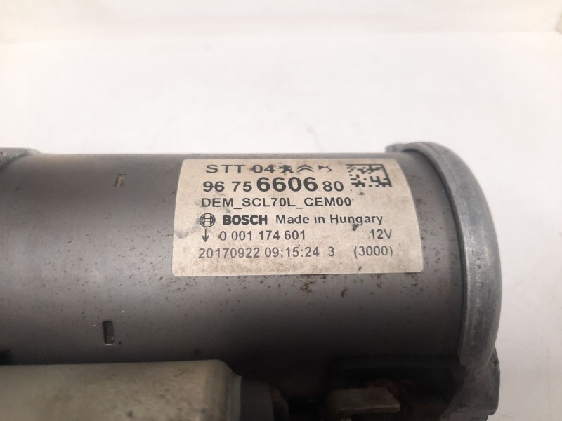 Recambio de motor arranque para peugeot 3008 ii suv (mc_, mr_, mj_, m4_) 1.6 bluehdi 115 (mcbhxw, mcbhyb) referencia OEM IAM 967