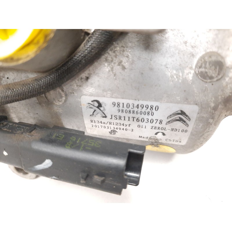 Recambio de compresor aire acondicionado para citroën c3 / c3 origin iii (sx) 1.6 bluehdi 100 referencia OEM IAM 9810349980 9808