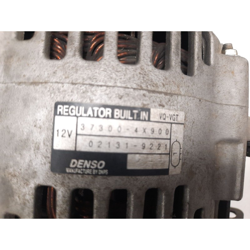 Recambio de alternador para kia carnival / grand carnival iii (vq) 2.9 crdi referencia OEM IAM 373004X900 021319221 